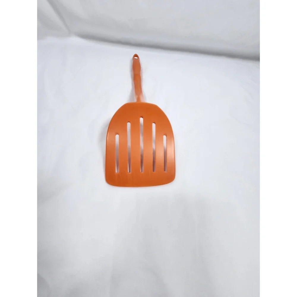 Orange Melamine Slotted Spatula Turner Heat Resistant Kitchen Tool